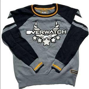 Overwatch Blizzard Gray and Black Sweater Children’s Medium